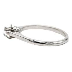 Bague Solitaire en or blanc et diamant