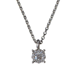 Collier Pendentif en or blanc et diamants