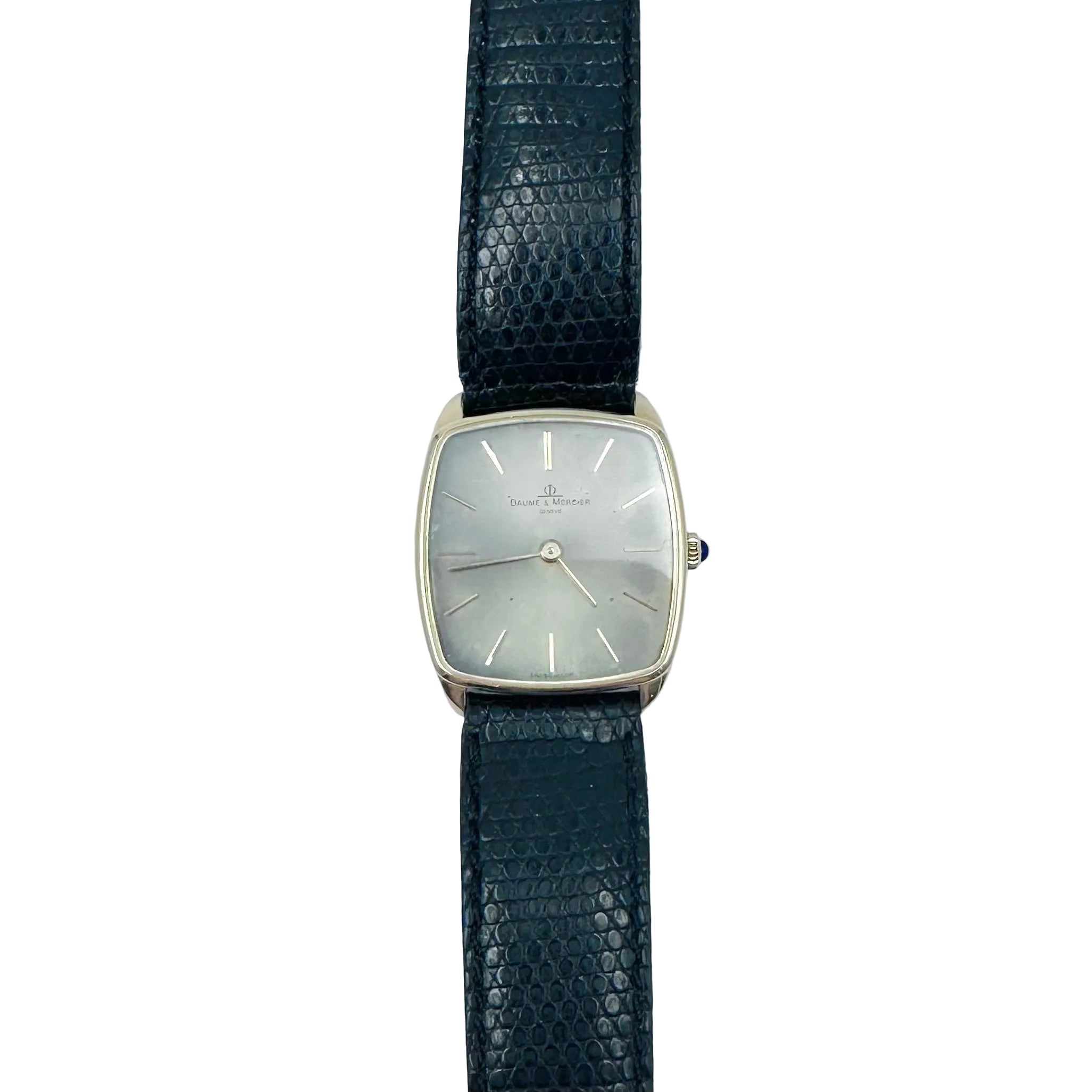 Montre BAUME & MERCIER en or jaune et cuir