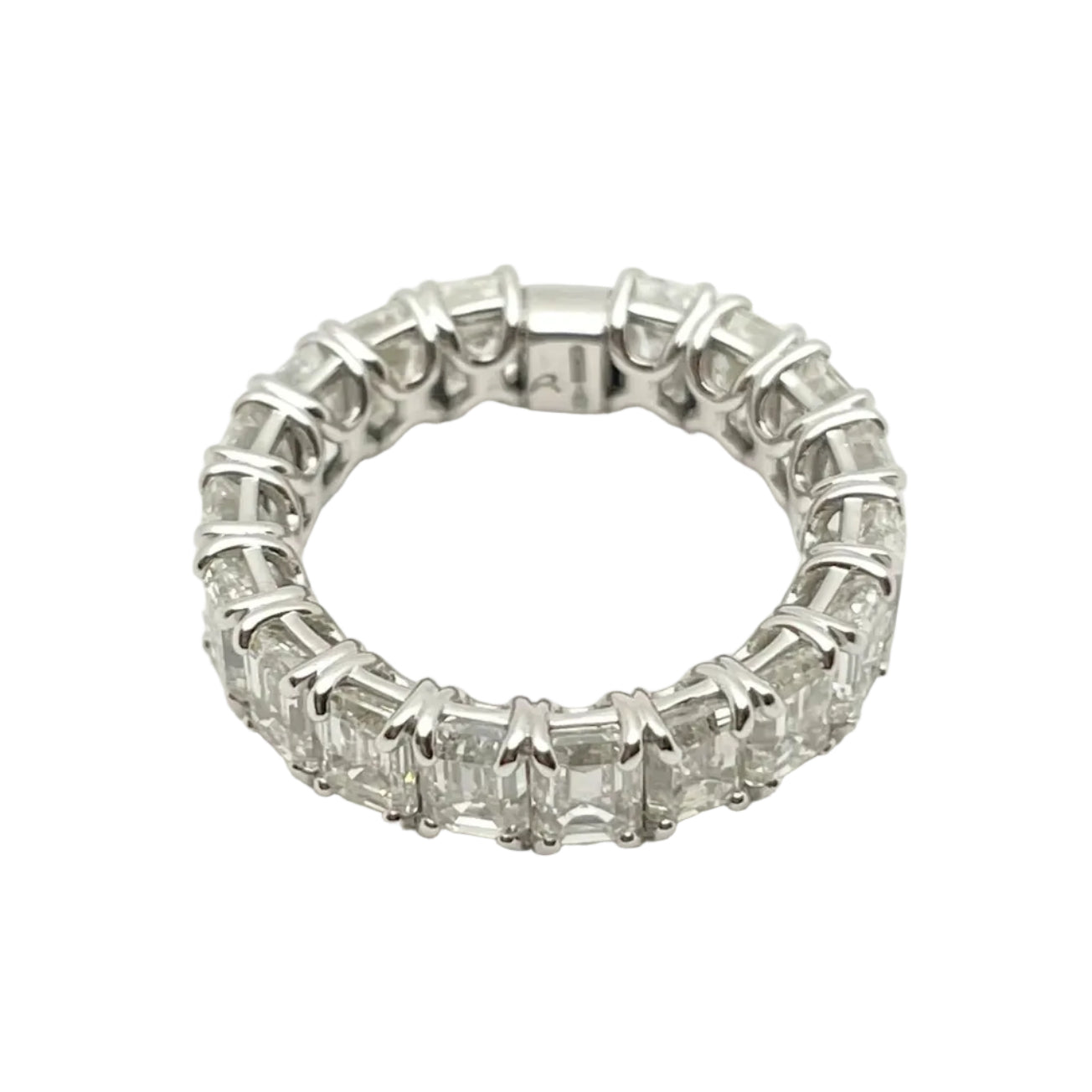 Bague Alliance "Eterné" en or blanc et diamants