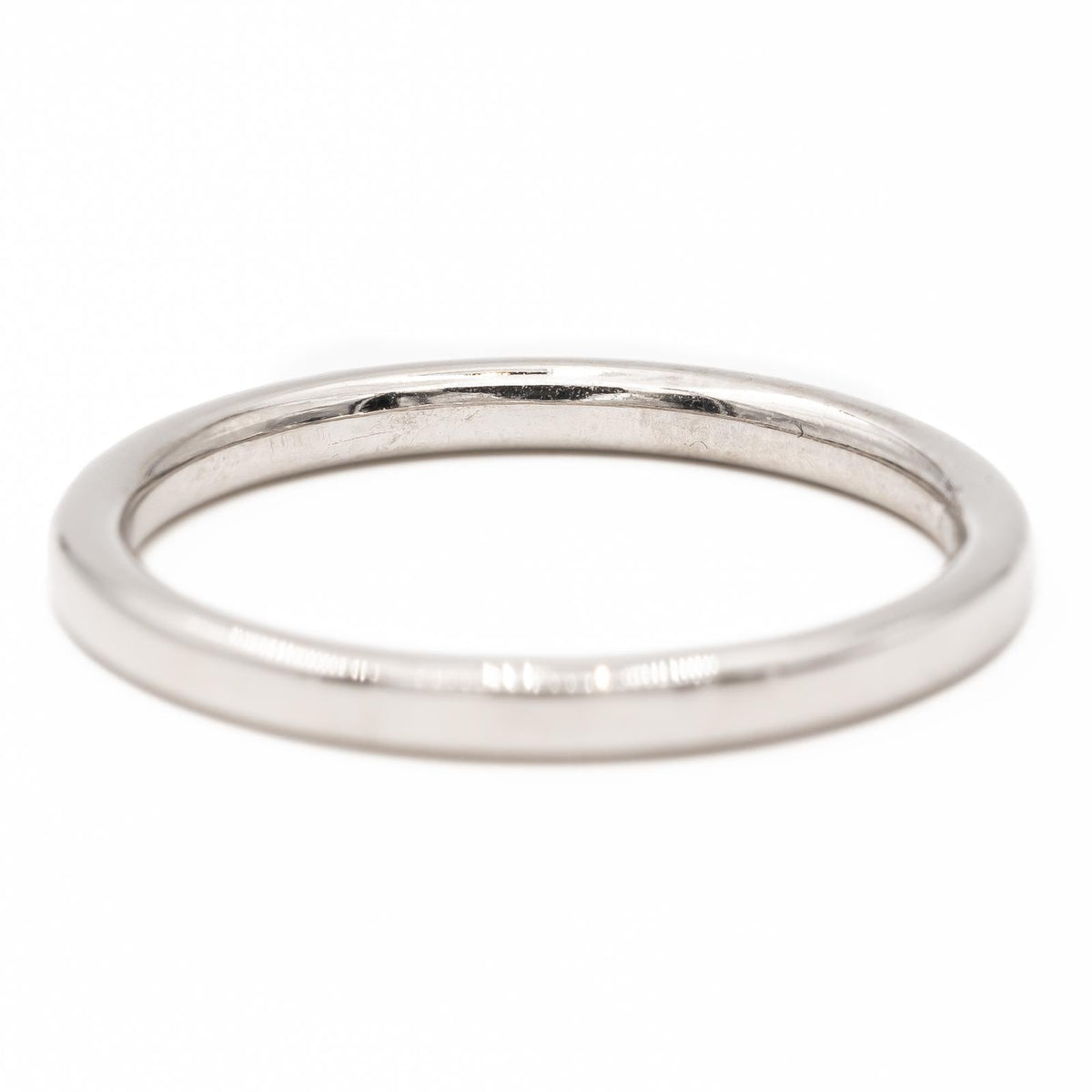 Bague Demi alliance Or blanc Diamant