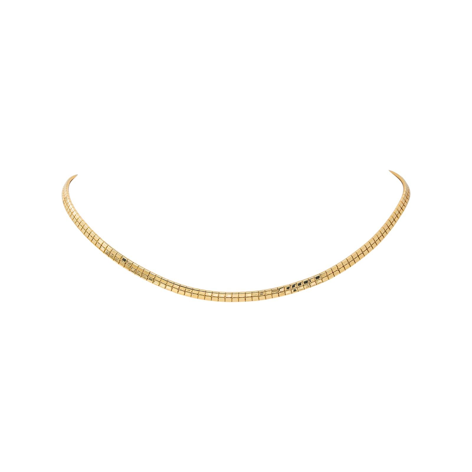 Collier Maille oméga Or jaune