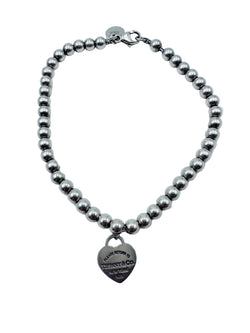 Bracelet Perles TIFFANY & CO. "Return to Tiffany" en argent et émail