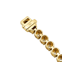 Bracelet Ligne en or jaune et diamants