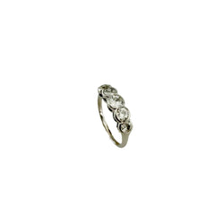 Bague en platine et diamants