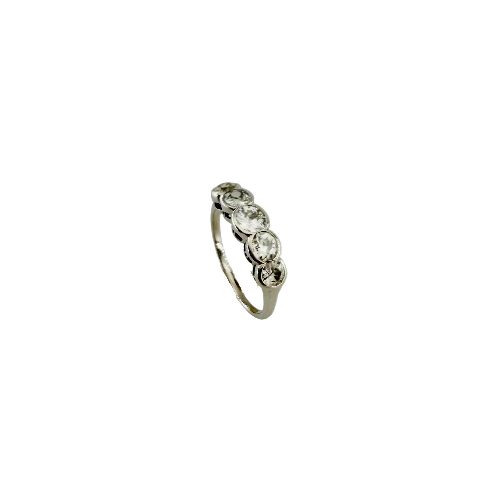 Bague en platine et diamants