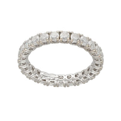 Bague Alliance en or blanc et diamants