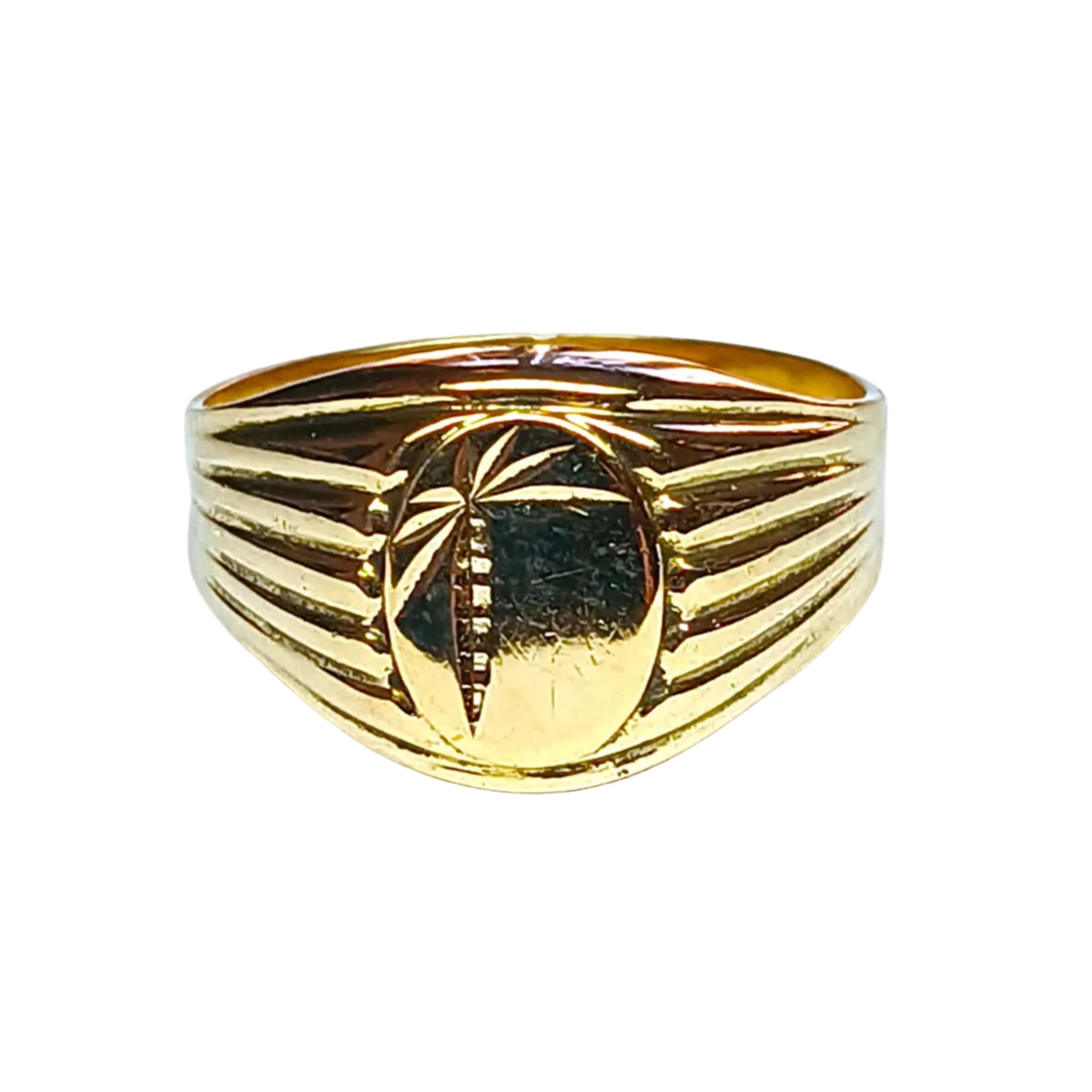 Bague Chevalière en or jaune