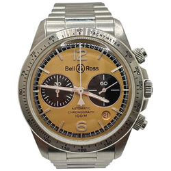 Montre BELL & ROSS "BR V2 Chronograph Heritage" en acier
