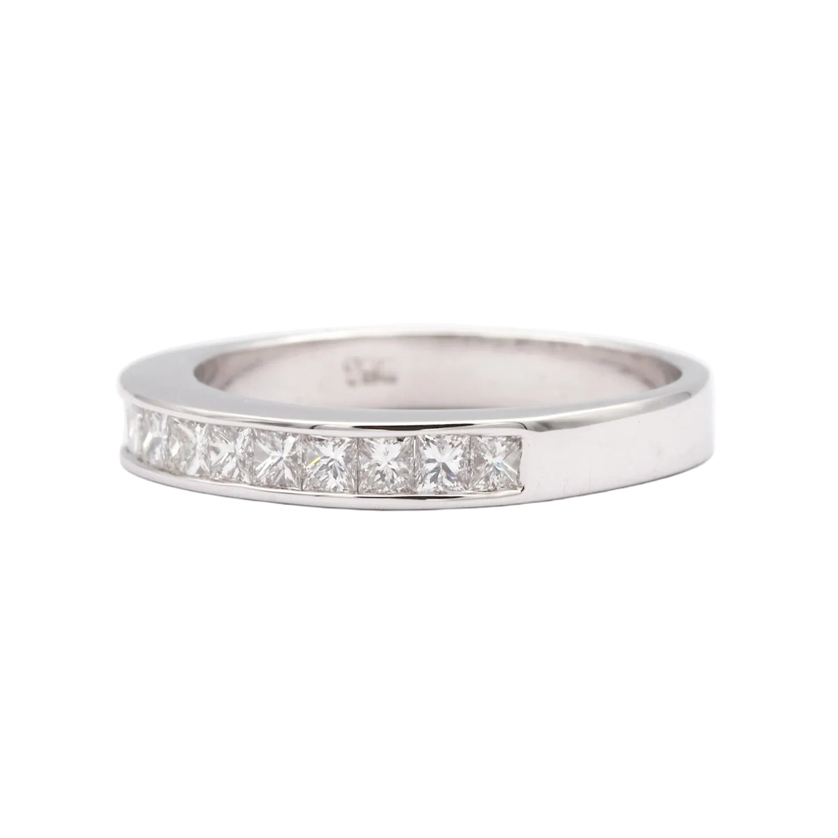 Bague Alliance en or blanc et diamants