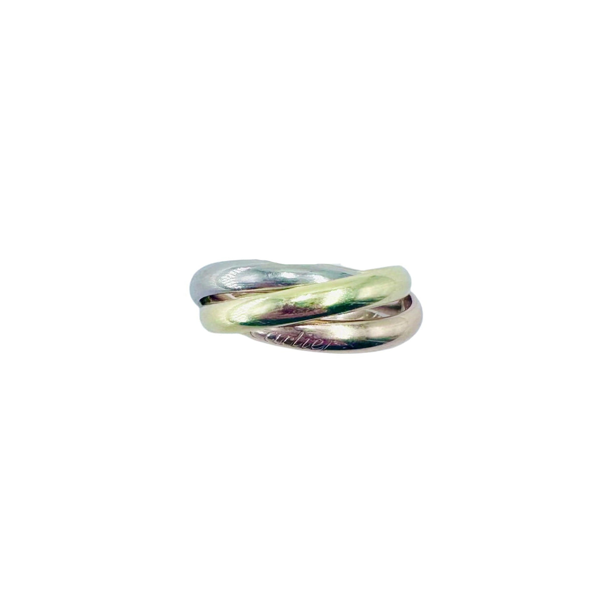 Bague CARTIER "Trinity" en or blanc, or jaune et or rose