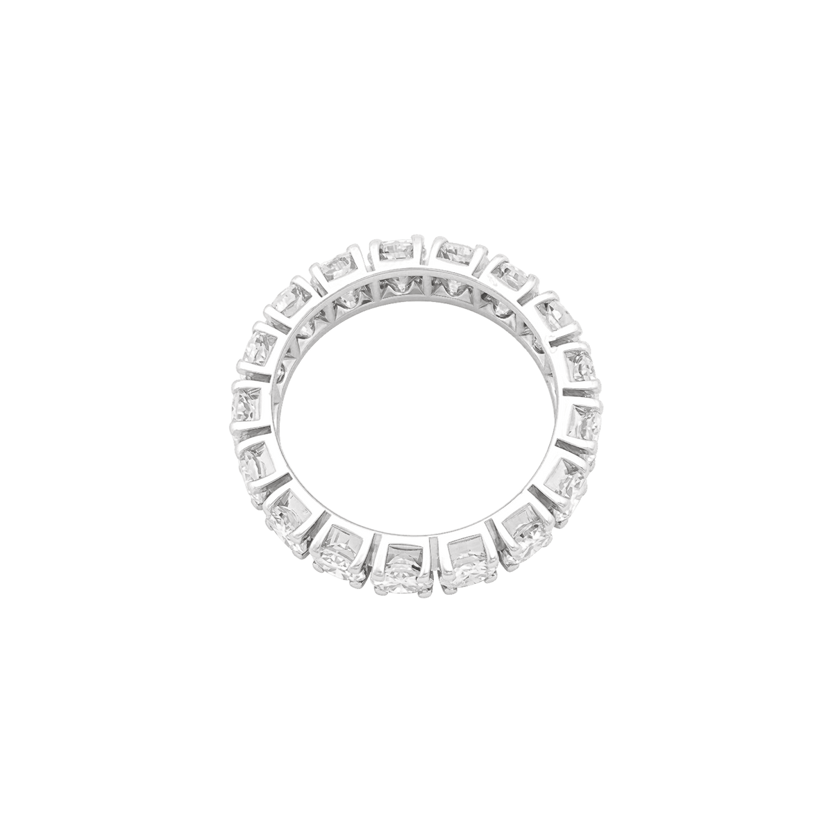 Bague Alliance en or blanc et diamants