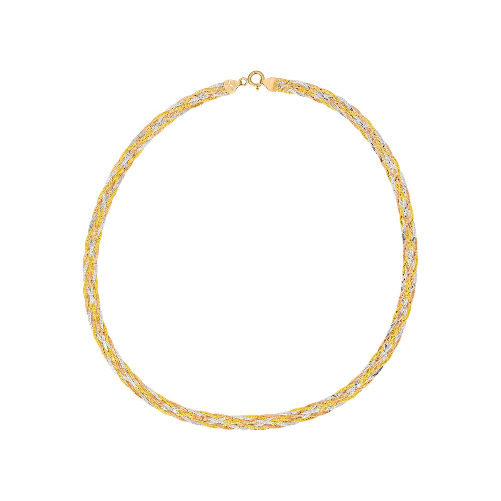 Collier 3 ors Or jaune