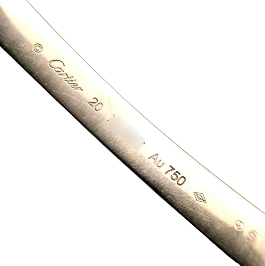 Bracelet Jonc CARTIER "Love" en or blanc