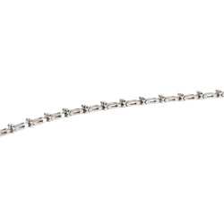 Bracelet en or blanc et diamants