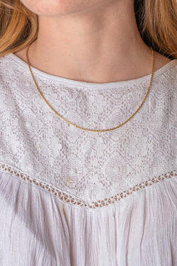 Collier Maille Forçat Or jaune