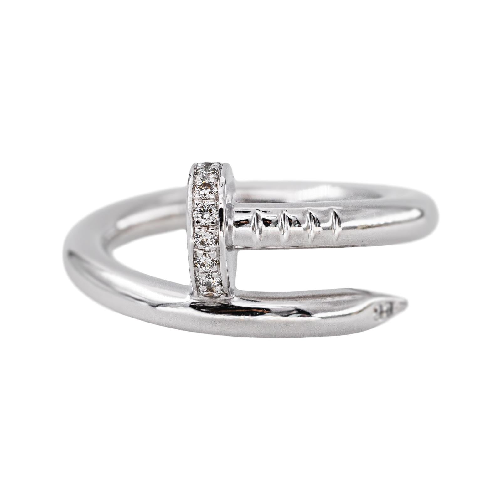 Cartier Bague Juste un clou Or blanc Diamant