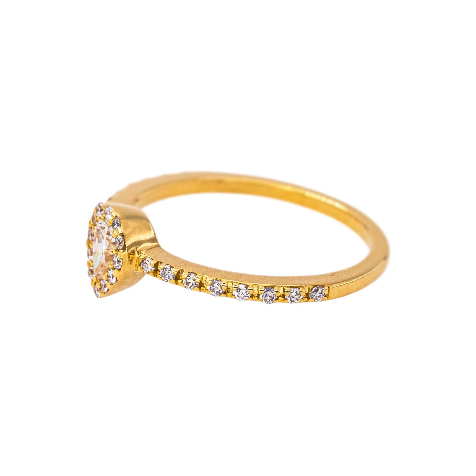 Bague Or jaune Diamant