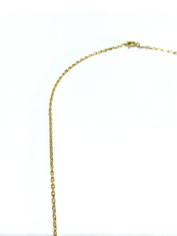 Chaîne en or jaune maille Forçat