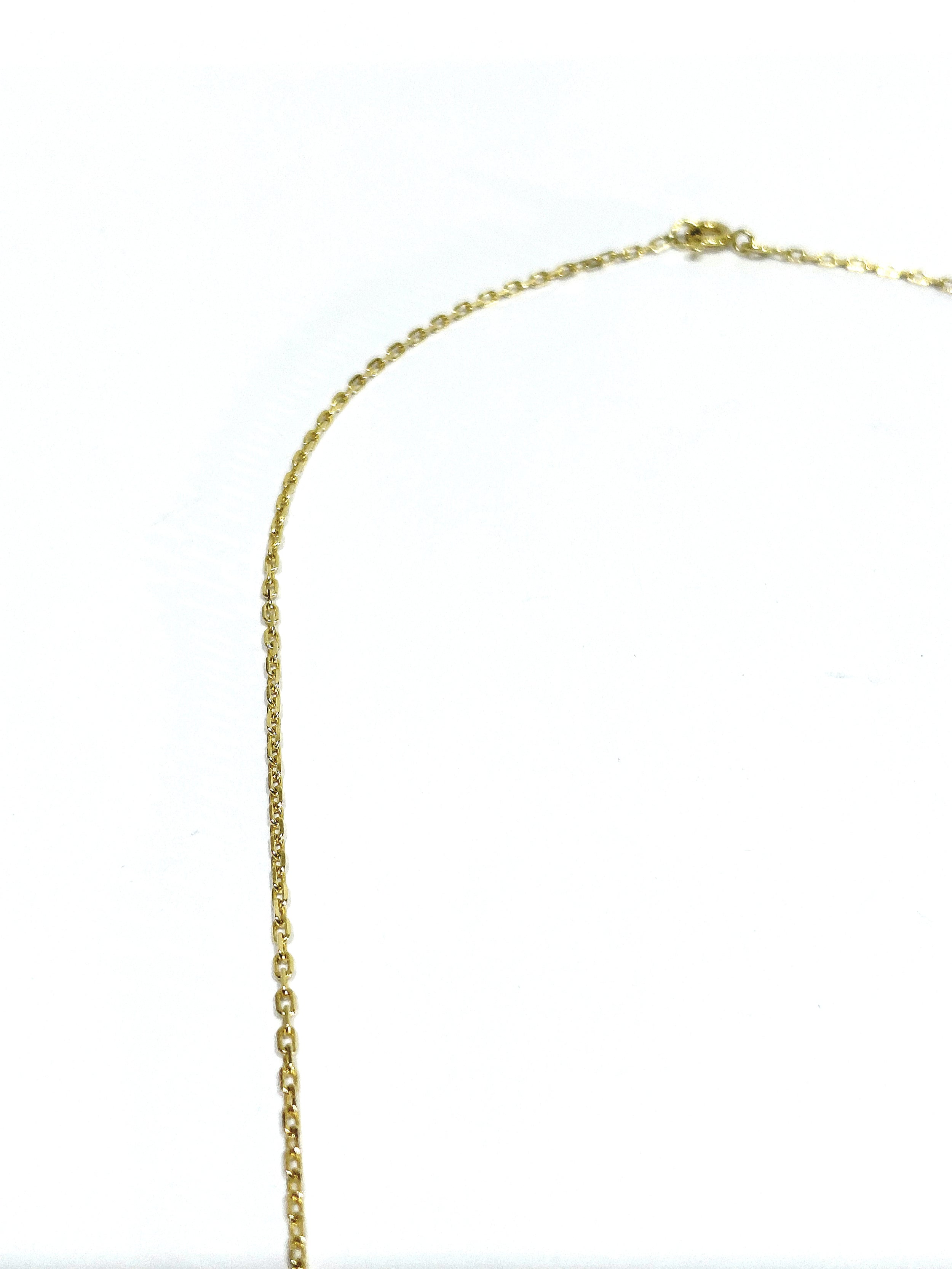 Chaîne en or jaune maille Forçat