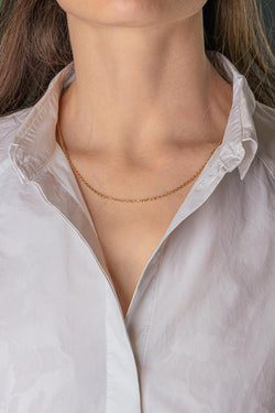 Collier Maille Forçat Or jaune