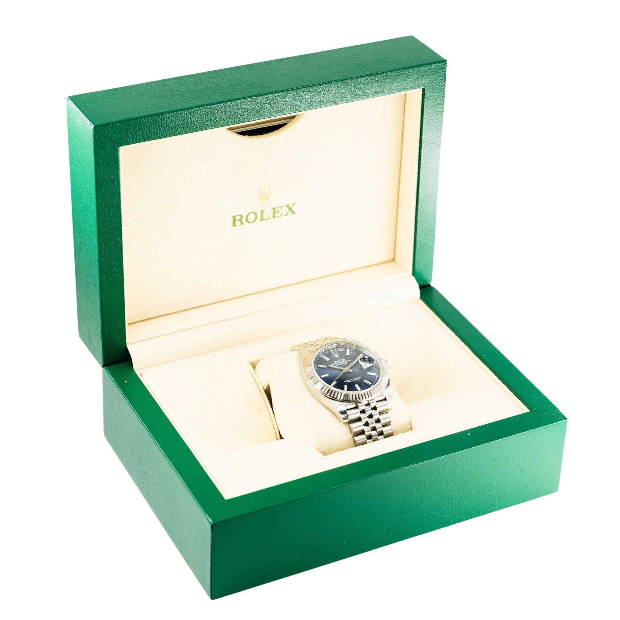 Montre ROLEX "Datejust 41" en acier et or blanc