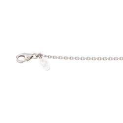 Collier Maille forçat Or blanc
