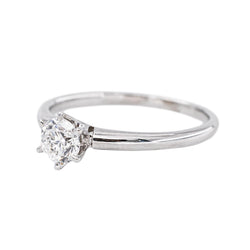 Bague Solitaire Or blanc Diamant