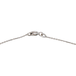 Collier Pendentif Or blanc Emeraude