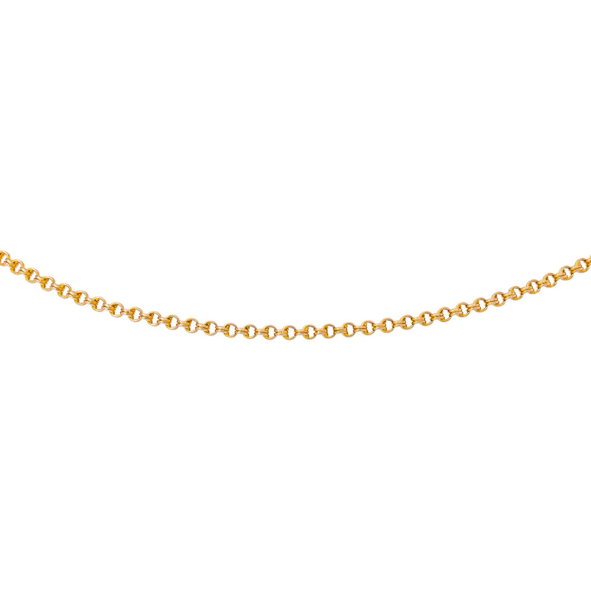 Collier maille Jaseron Or rose