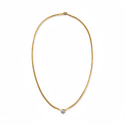 Collier A ROURE en or jaune et diamant
