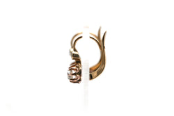Boucles d'oreilles Dormeuses en or jaune et diamants