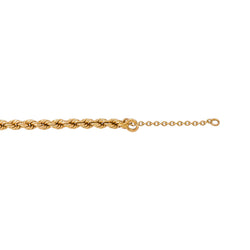 Collier Maille Corde Or rose