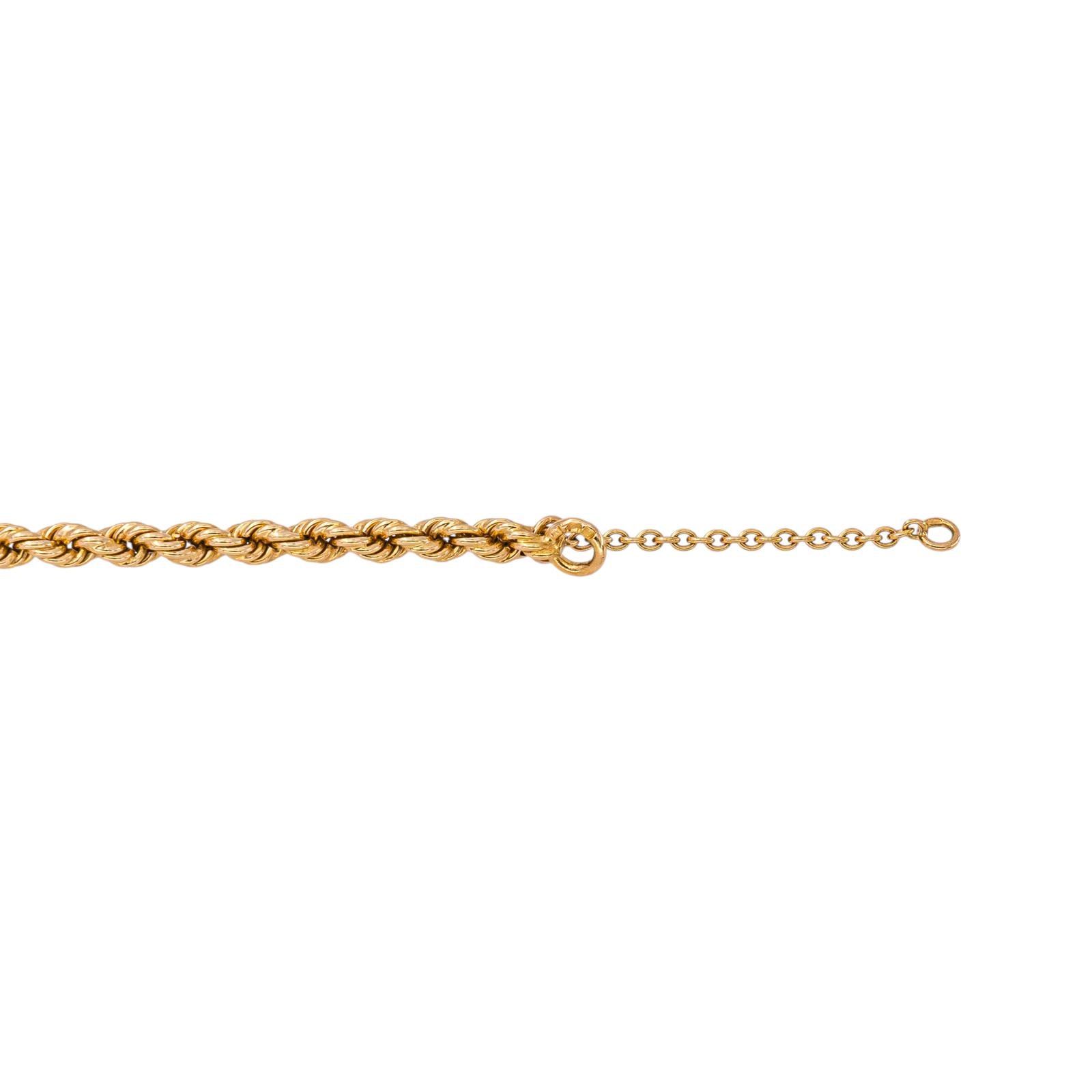 Collier Maille Corde Or rose