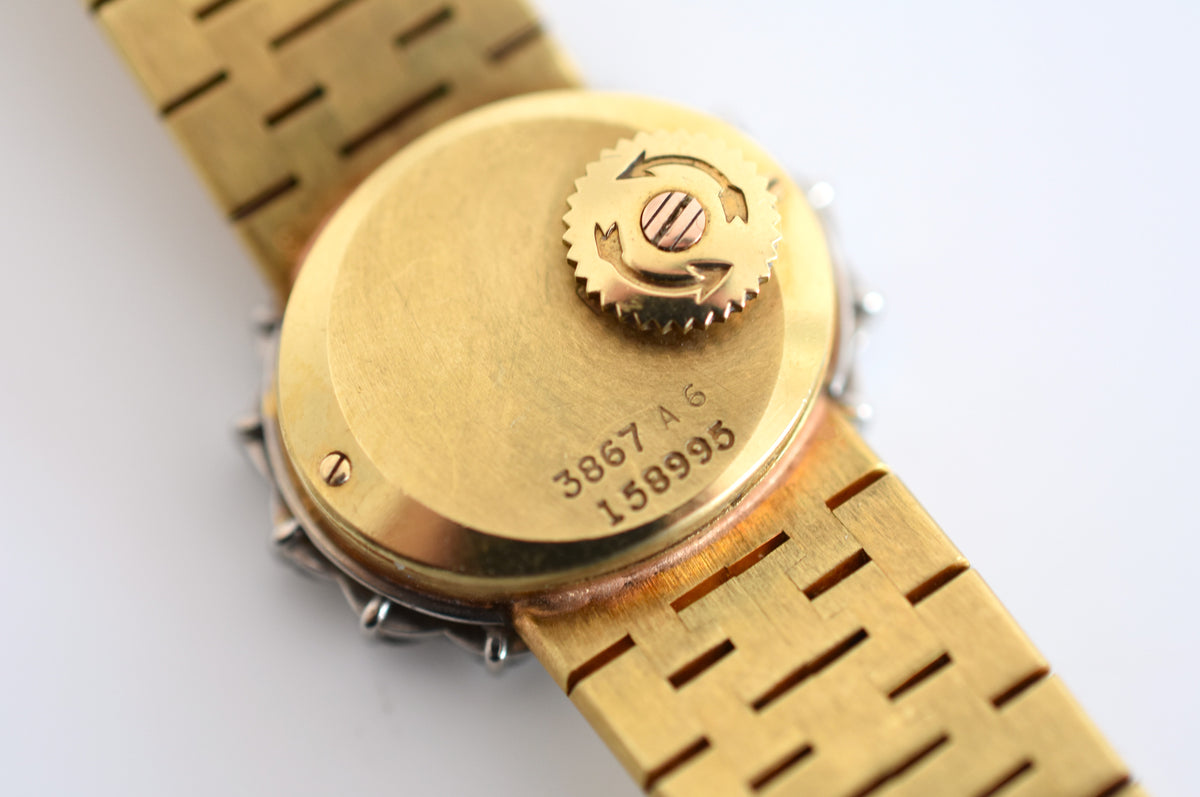 Montre PIAGET en or jaune et diamants