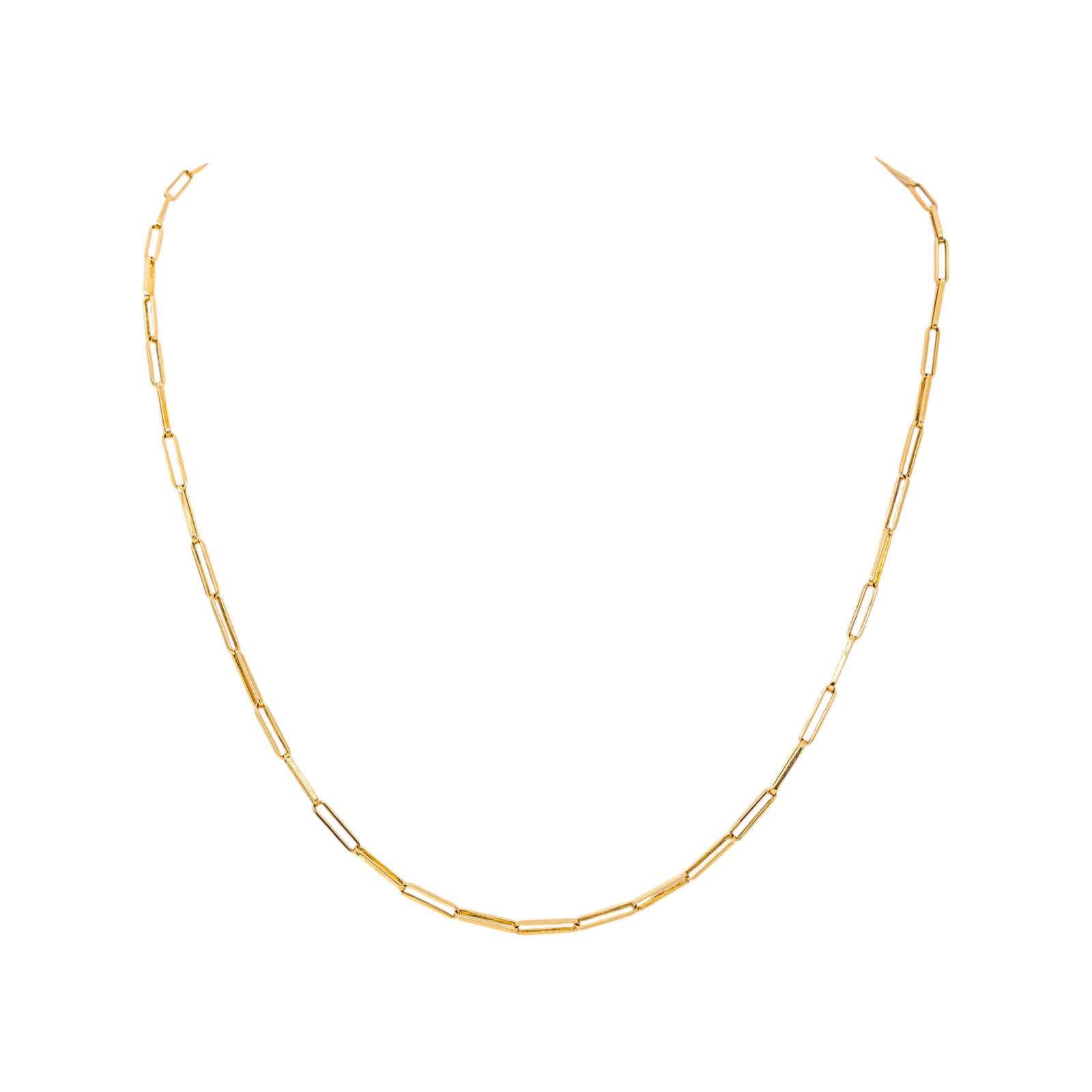 Collier Maille Forçat Or jaune