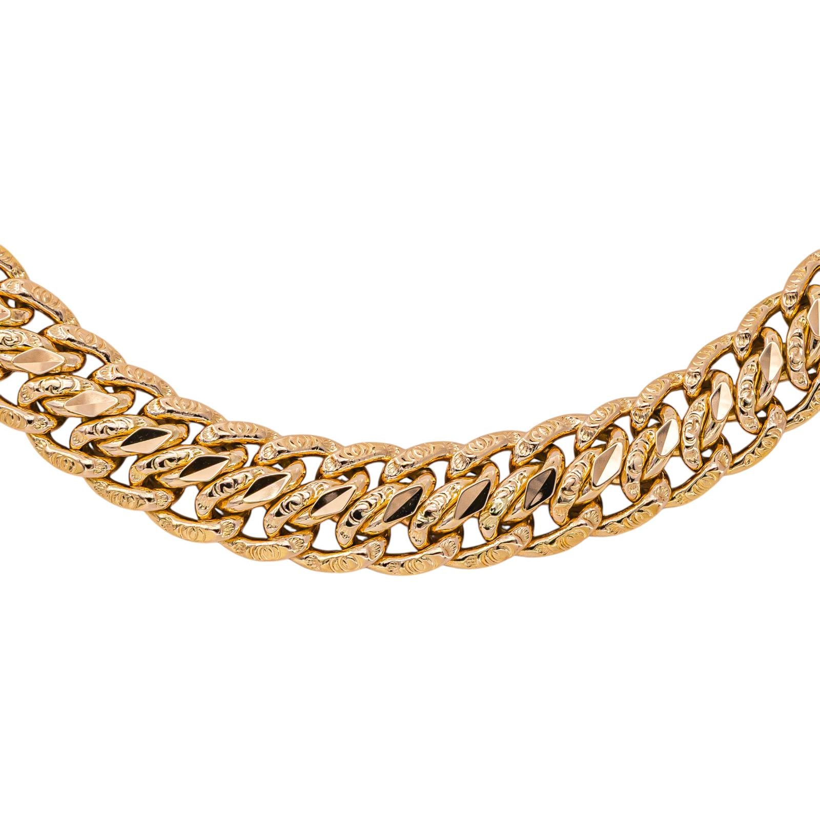 Collier Maille Russe Or rose