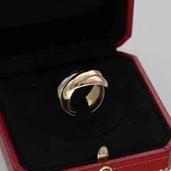 Bague Alliance CARTIER "Trinity" GM en or blanc, or jaune et or rose