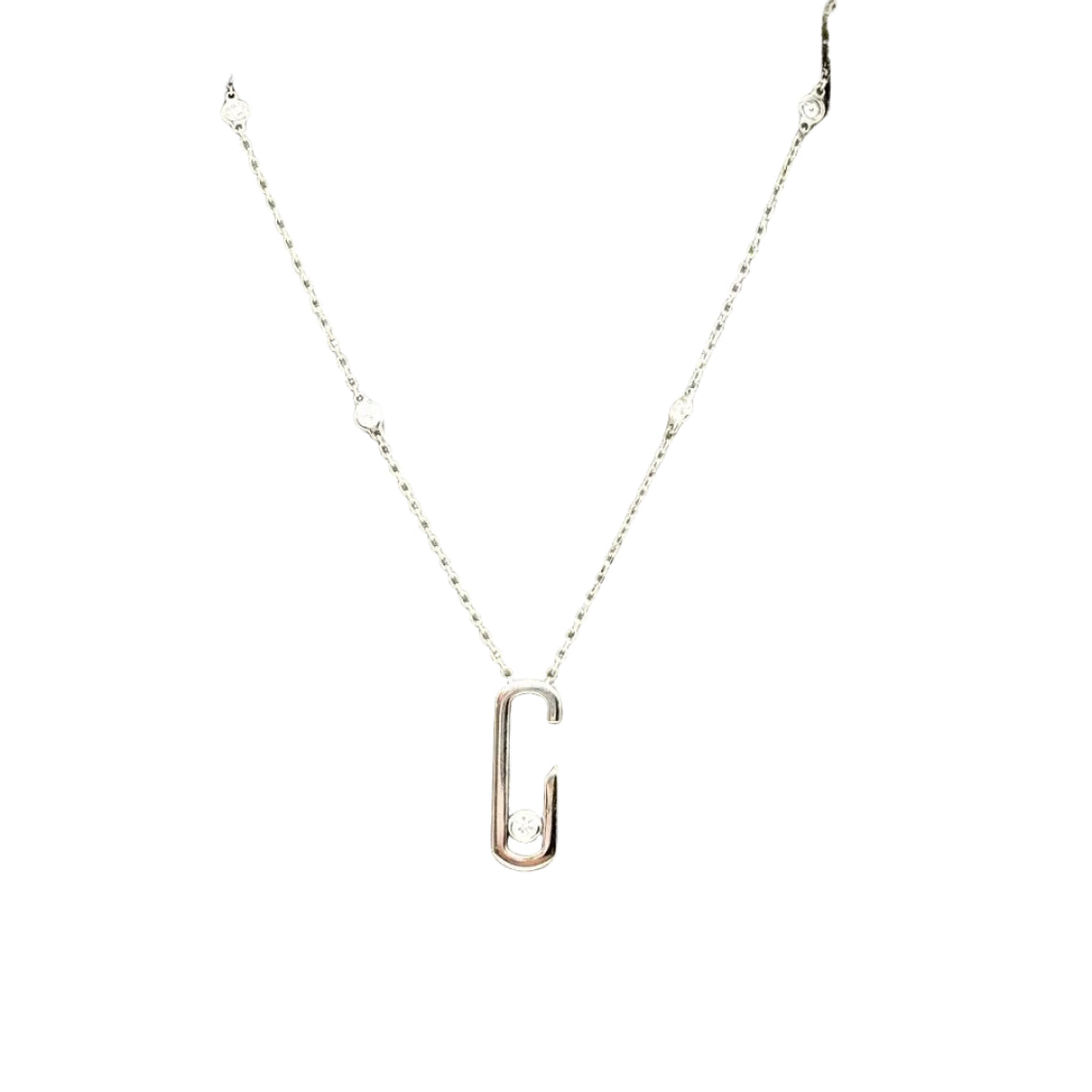 Collier Pendentif MESSIKA Move Addiction en or blanc et diamants