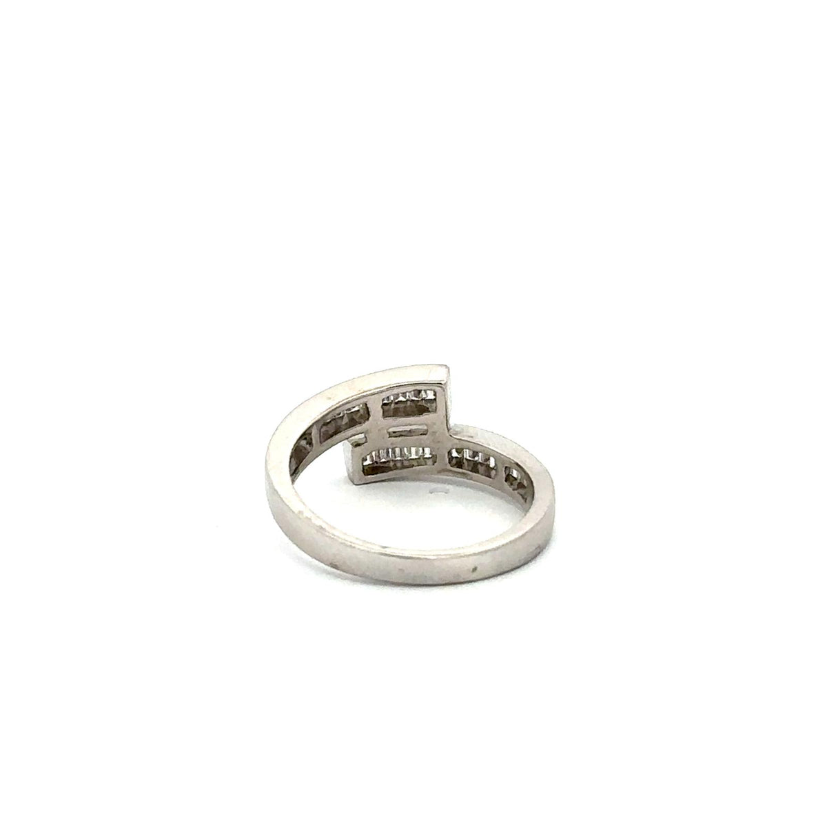 Bague Toi & Moi en or blanc et diamants