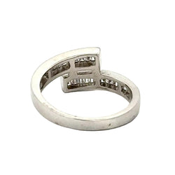 Bague Toi & Moi en or blanc et diamants