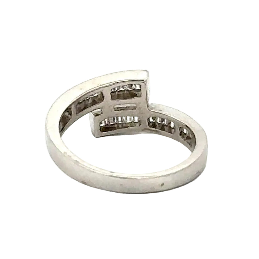 Bague Toi & Moi en or blanc et diamants