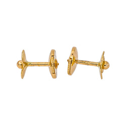 Boucles d'oreilles  Puces  Or jaune