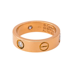 Cartier Bague Love Or rose Diamant