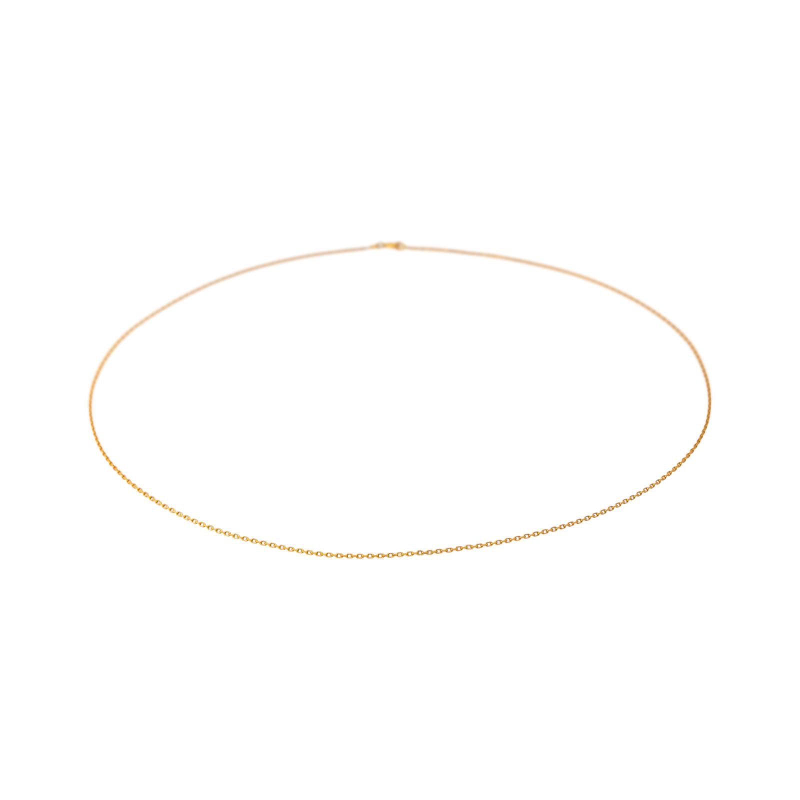 Collier Maille forçat Or jaune