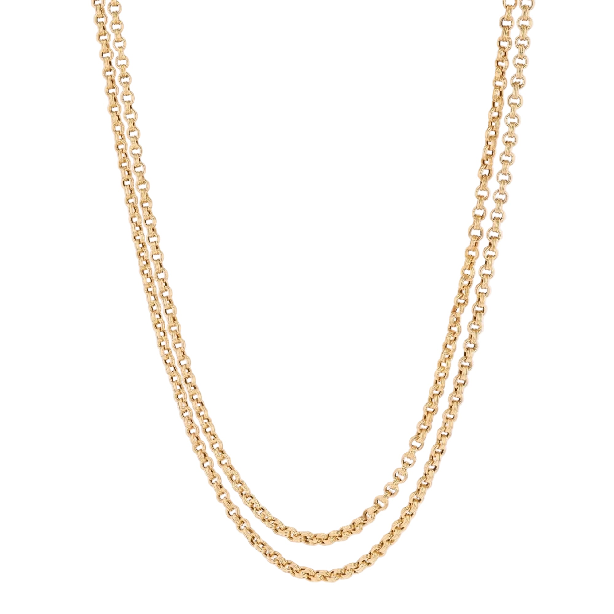 Collier Sautoir en or jaune