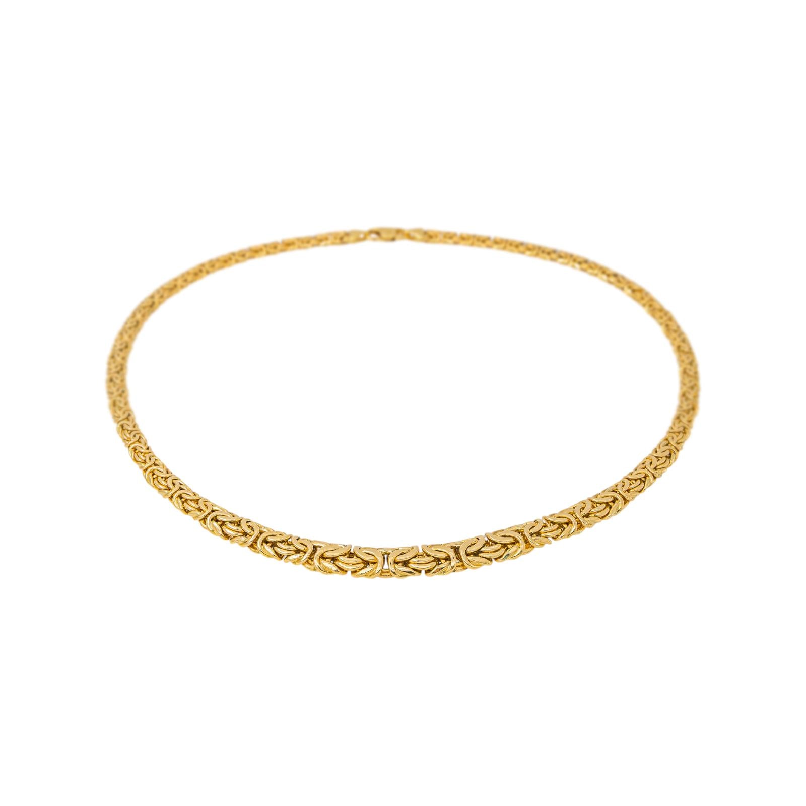 Collier Maille péruvienne Or jaune