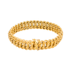 Bracelet Maille américaine Or jaune
