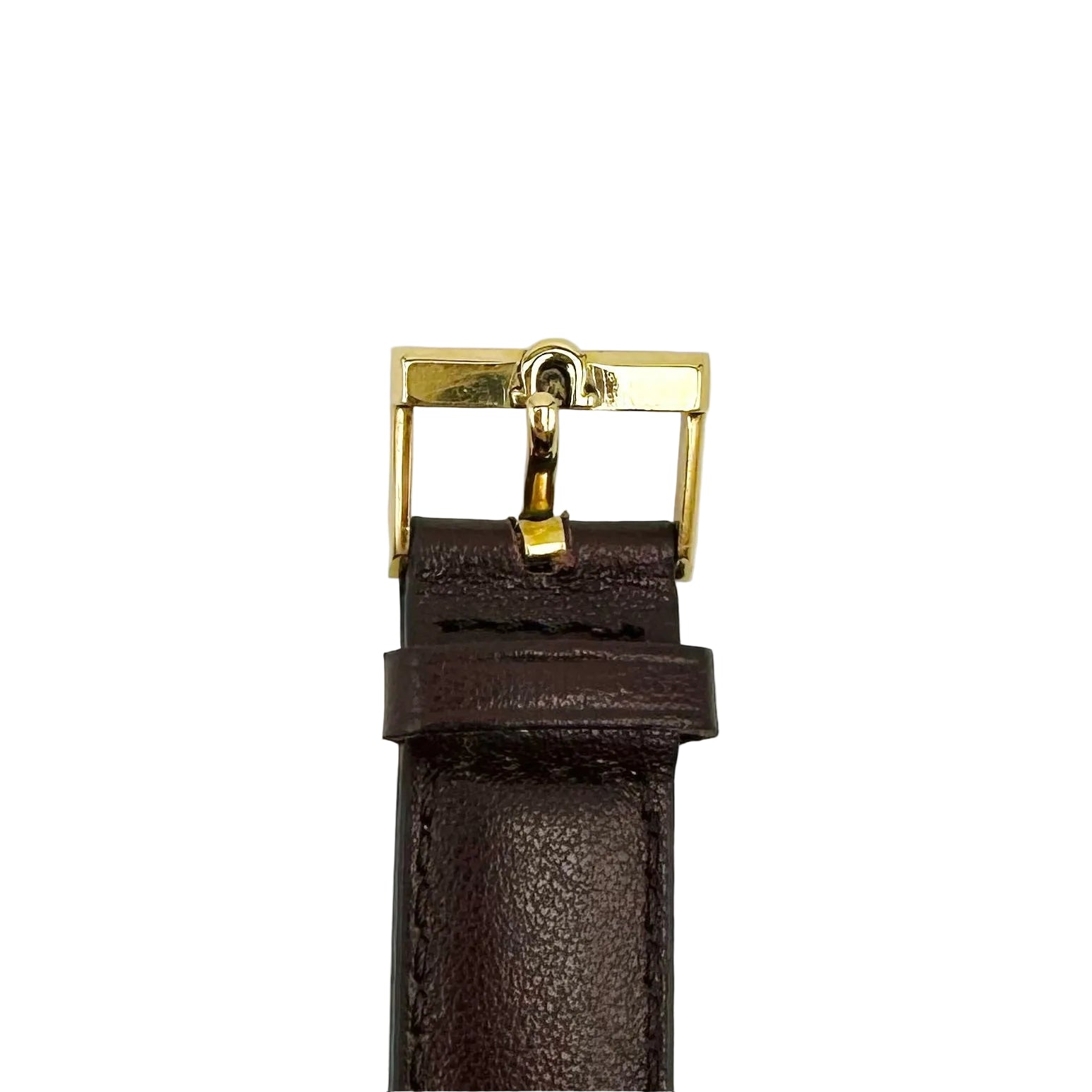 Montre OMEGA "Constellation" en or jaune et cuir