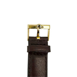 Montre OMEGA "Constellation" en or jaune et cuir